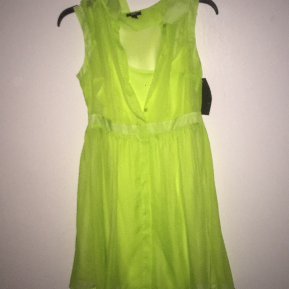 green target dress